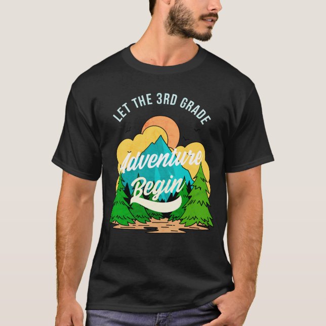 Första Skoldagen 3:e Klass Läraruppskattning T Shirt (Framsida)