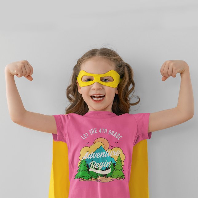 Första Skoldagen 4:e Klass Läraruppskattning T Shirt (Front)