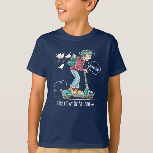 Första skoldagen | Barn T Shirt (Framsida)
