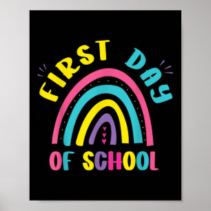 Första Skoldagen Förskola Förskoleklass Pojke Flic Poster