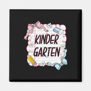 Första Skoldagen Girly Coquette3 Magnet