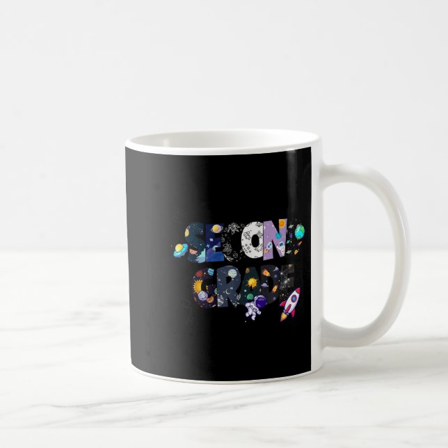 Första skoldagen i Klass Rymden Kaffemugg (Höger)