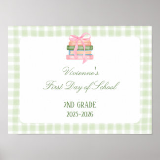 Första skoldagen poster