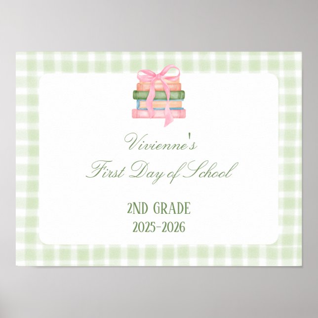 Första skoldagen poster (Framsidan)