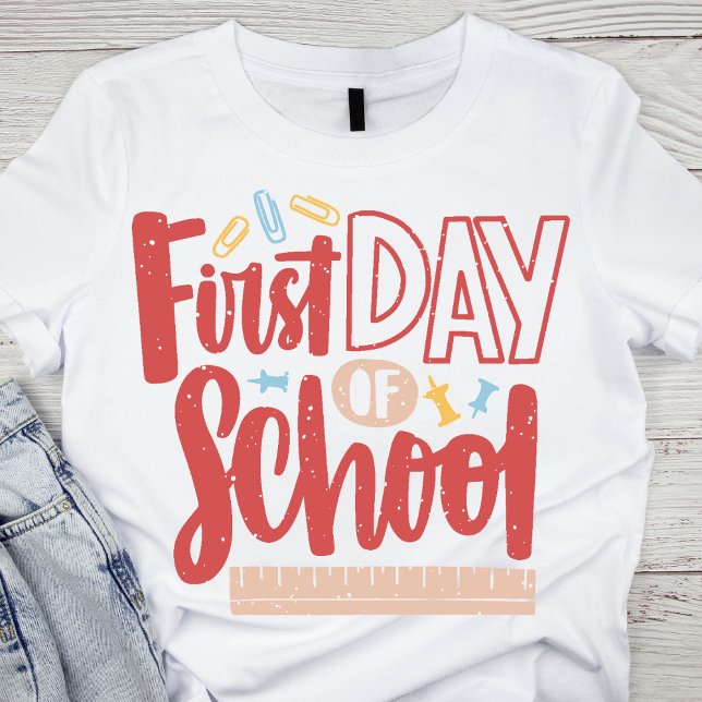 Första skoldagen t shirt (Skapare uppladdad)