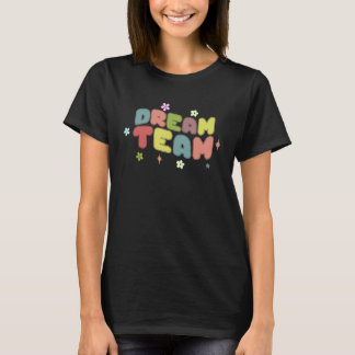 Första Skoldagen Tillbaka Till Skolan Dröm Lag Lär T Shirt