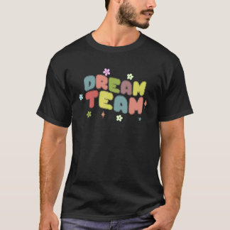 Första Skoldagen Tillbaka Till Skolan Dröm Lag Lär T Shirt