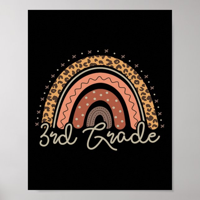 Första skoldagen tredje klass tredje back to schoo poster (Framsidan)