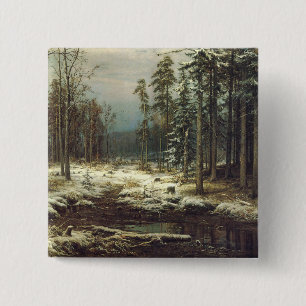 Första snö knapp
