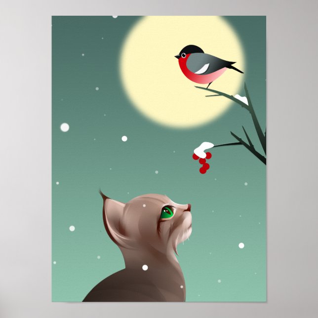 Första snö poster (Framsidan)