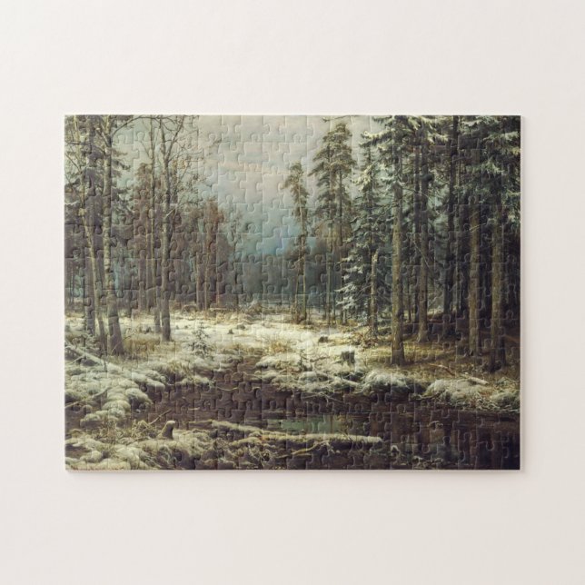 Första snö pussel (Horisontell)