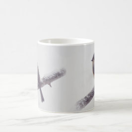 Första snö - Tufted mesfåglar Kaffemugg