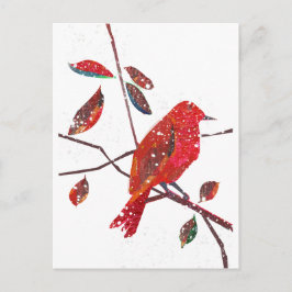 Första snöjulhelg helg vykort