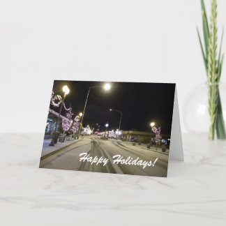 Första snöjulkort helgkort