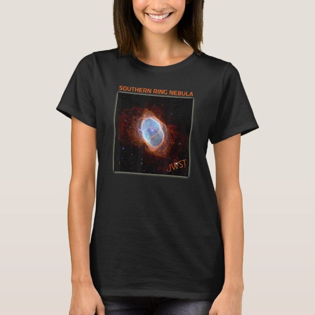 Första södra ringnebulosabilden Webb Space Telesc T Shirt (Framsida)
