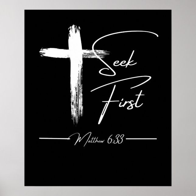 Första sökningen - Matthew 6:33 Poster (Framsidan)
