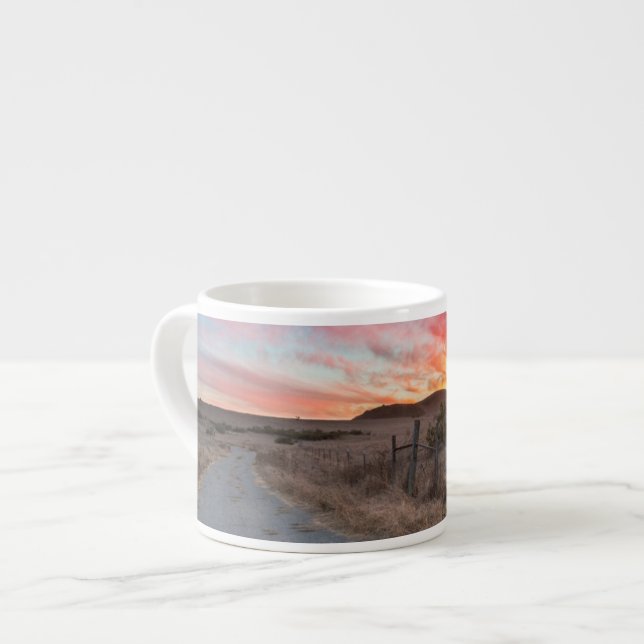 Första solnedgång av dagen espressomugg (Framsida vänster)