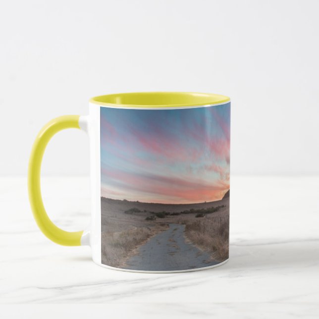 Första solnedgång av dagen mugg (Vänster)