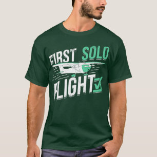 Första Solo Flight Pilot Gift T Shirt