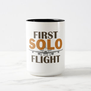 Första Solo Flight Två-Tonad Mugg