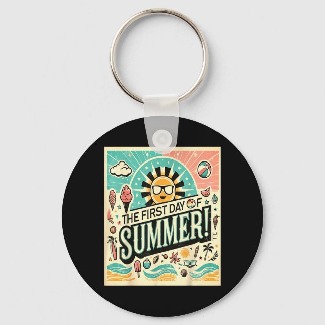 Första sommardagen nyckelring (Framsida)