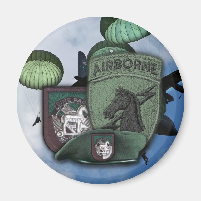 Första speciella åtgärdskommando socom soc patch M Magnet (Framsidan)