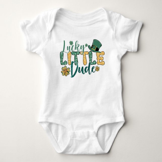 Första St. Patrick-dagen Baby T-Shirt (Framsida)