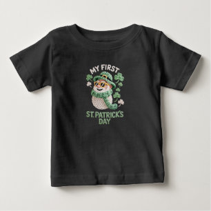 Första St. Patrick's Day Irländska bebisen T Shirt
