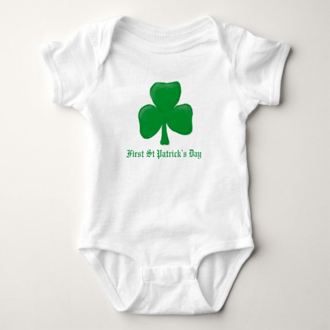 Första St patricks day T Shirt (Framsida)