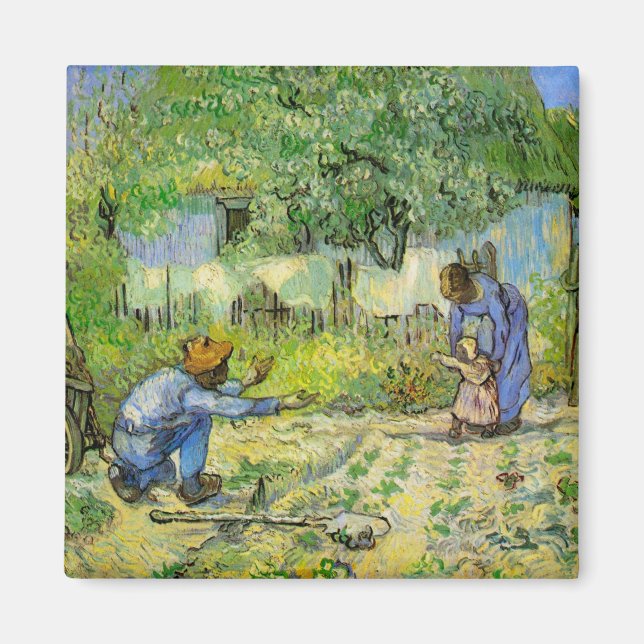 Första stadiet av Vincent van Gogh Magnet (Framsidan)
