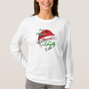 Första Ställe Santa's Naughty List T-Shirt