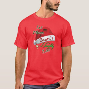 Första Ställe Santa's Naughty List T-Shirt