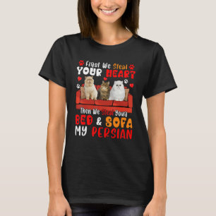 Första Steal Cute Heart sen Bed and Soffa min Pers T Shirt