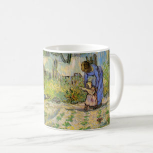 Första stegen (efter Millet) av Vincent van Gogh Kaffemugg