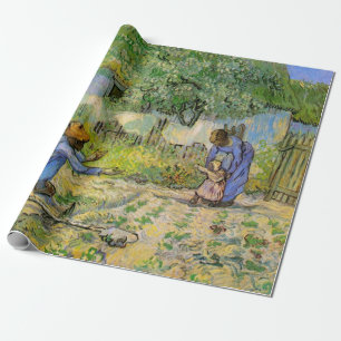 Första stegen (efter Millet) av Vincent van Gogh Presentpapper