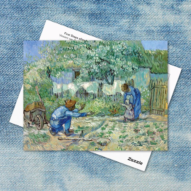 Första steget Baby Vincent van Gogh Vykort (Skapare uppladdad)