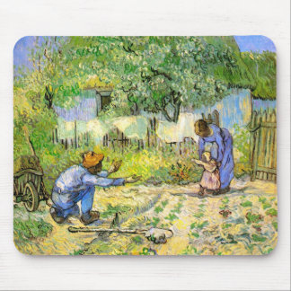 Första steget (efter Millet) Van Gogh Fine Art Musmatta