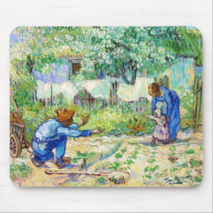 Första steget (efter Millet) Vincent van Gogh art Musmatta