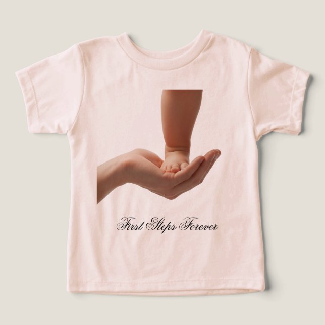 Första steget framåt t shirt (Design Framsida)