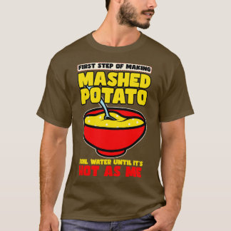 Första steget i Skapar potatis T Shirt