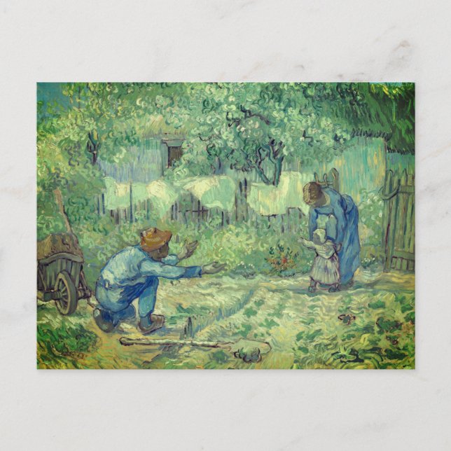 Första steget vykort (Framsida)