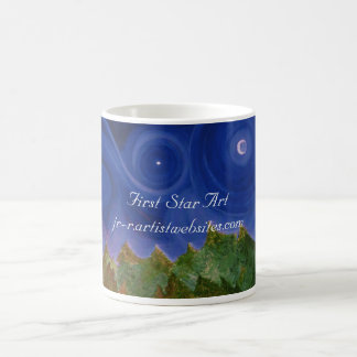 Första stjärnakonst kaffemugg