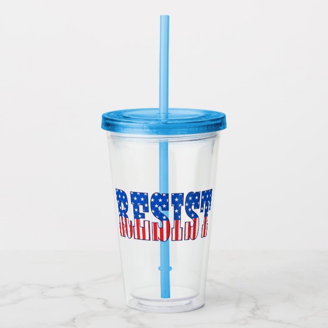 Förstå| Stjärnor och Rand Take Away Mugg (Framsida)