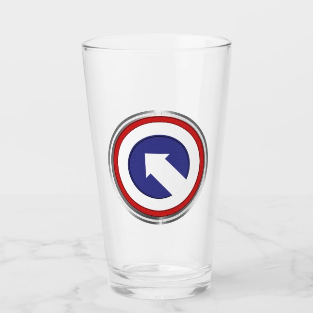 Första stödrasterkorrigering för kommandoradskomma glaskopp (Framsida)