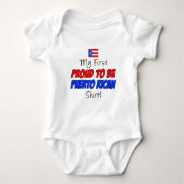 Första stolt som är Puerto Rican skjorta T-shirt