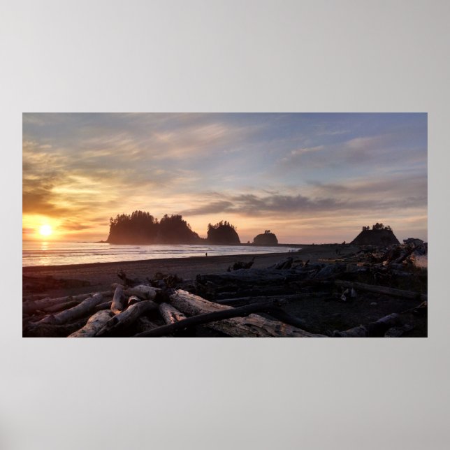 Första stranden i La Push Washington Poster (Framsidan)