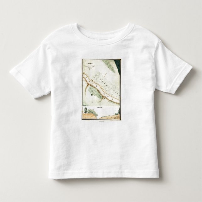 Första strid av tjurspringan - panorama- t-shirt (Framsida)