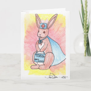 Första svararen Bunny Kom snart Kort
