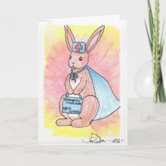 Första svararen Bunny Kom snart Kort