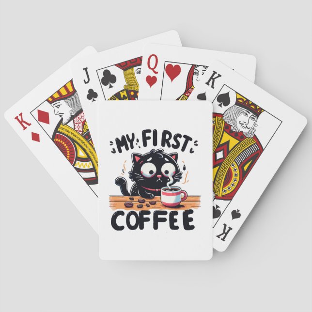 Första Svarta Kaffeäventyret Casinokort (Baksidan)
